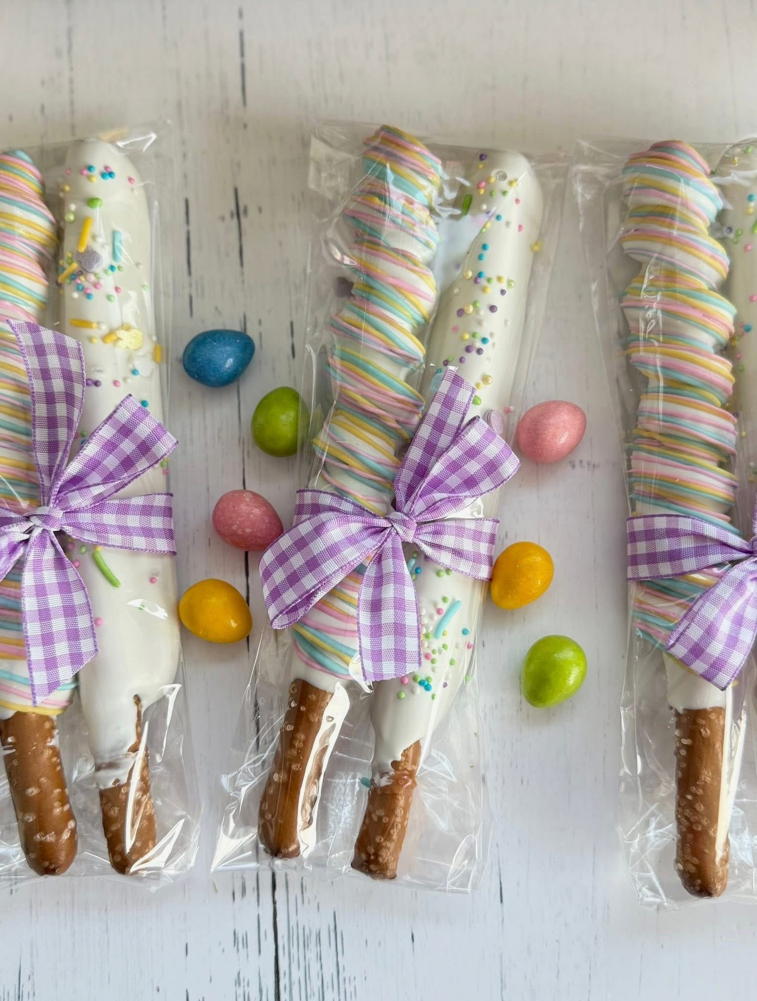 Chocolate Caramel Pretzel Rods