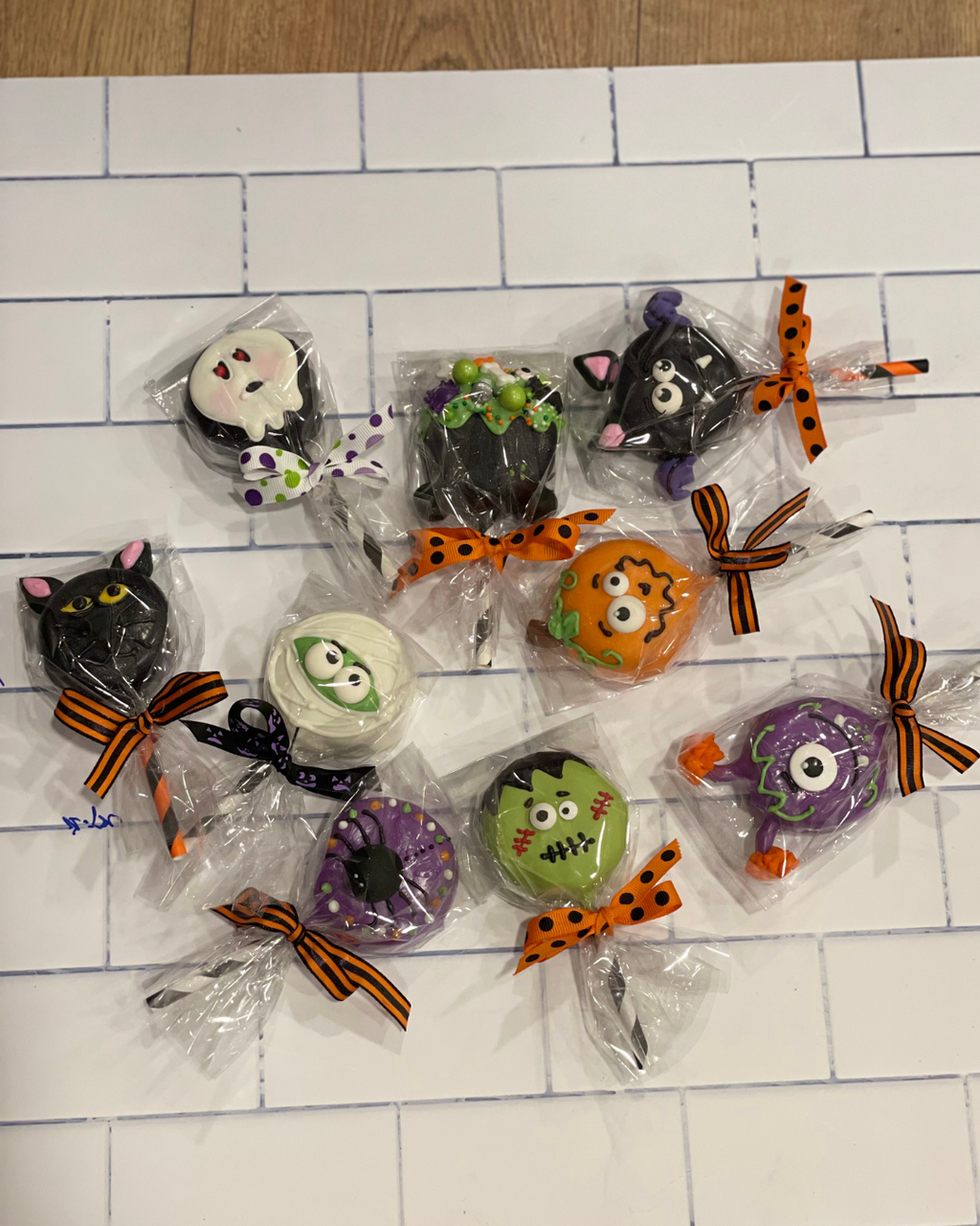 Halloween Character Brownie Bites