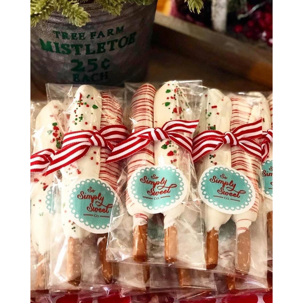 Chocolate Covered Pretzel Rods