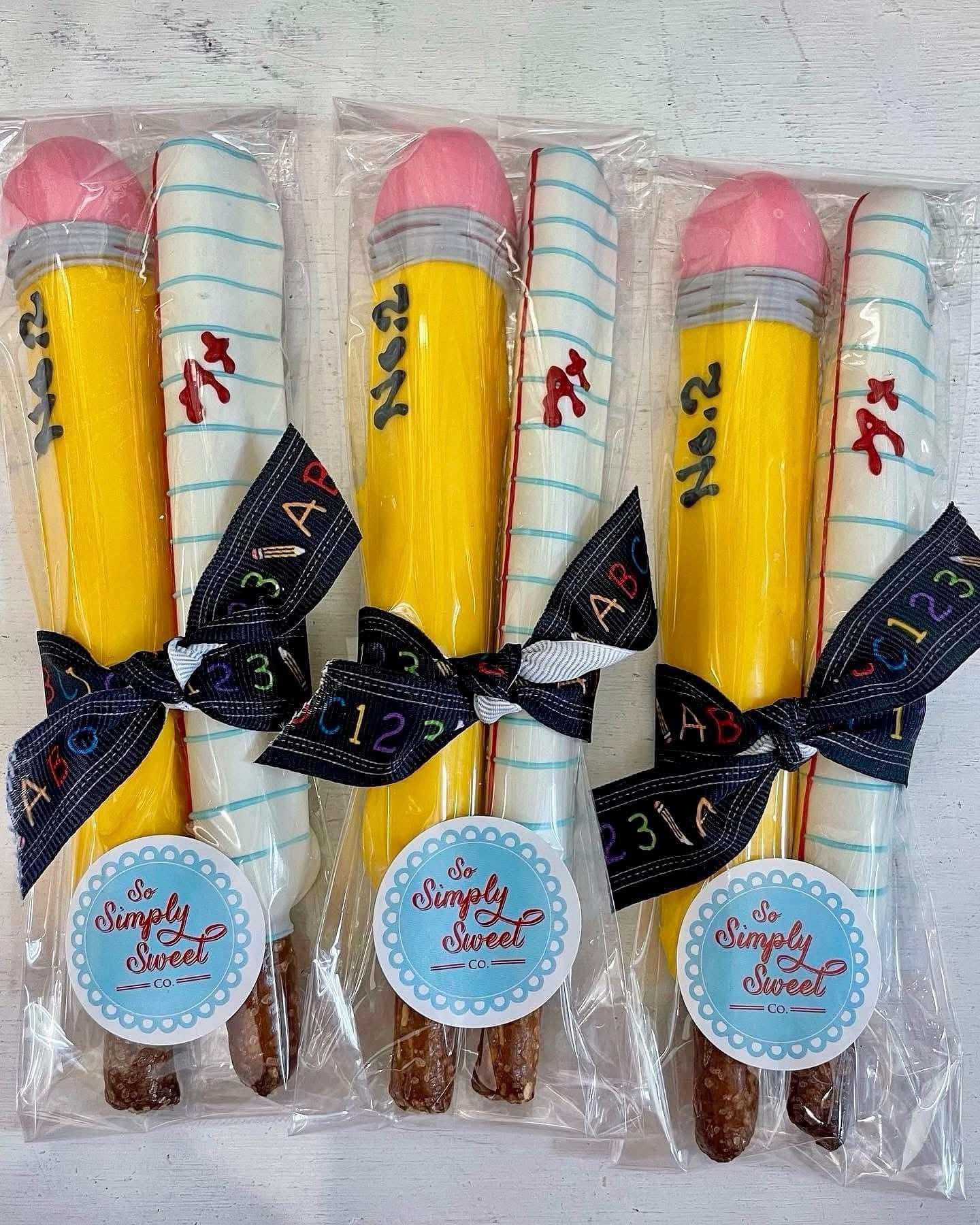 Teacher Appreciation Pretzel Rods