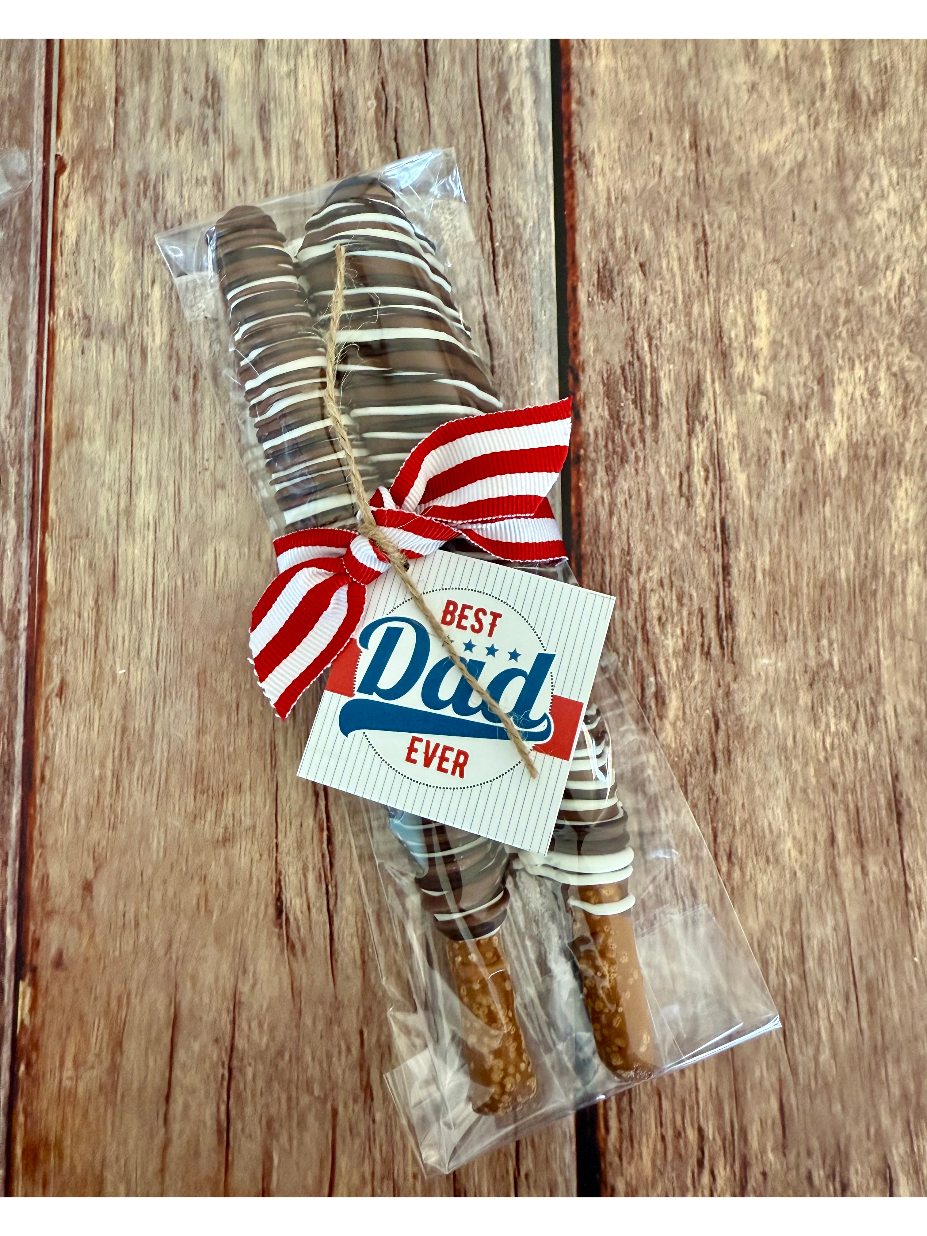 Chocolate Covered Pretzel Rods