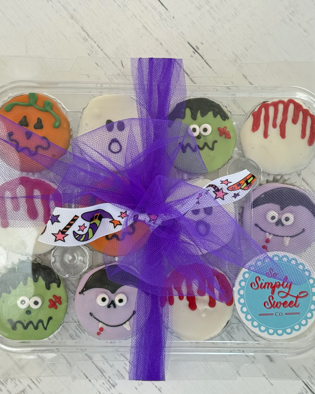 Halloween Character Brownie Bites